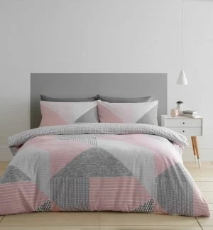 Image of Catherine Lansfield Larsson Geo Easycare Bedding Set Double