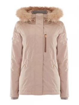 Image of Barbour Waterproof Aragon Hooded Coat Light Pink