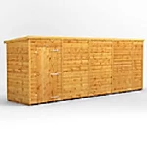 Image of Power Garden Shed 184PPW Golden Brown 18x4
