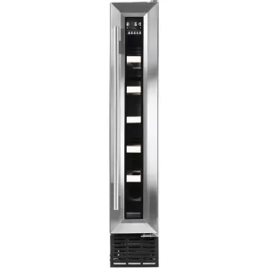 Image of CDA WCCFO152SS 6 Bottles Freestanding Undercounter Wine Cooler Fridge