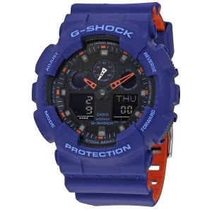 Image of Casio G SHOCK Standard Analog Digital Watch GA 100L 2A Blue