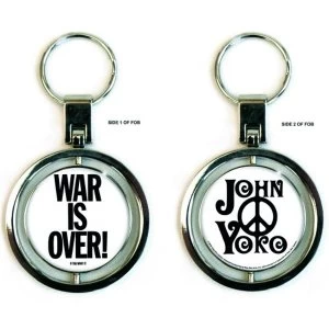 Image of John Lennon - War is Over Keychain