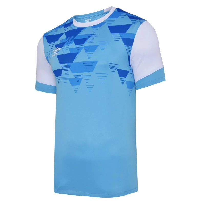 Image of Umbro Vier Jersey in Mid Blue Size: 11-12 Years Mid Blue Unisex 11-12 Years