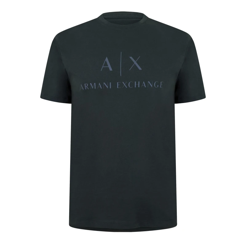 Image of Armani Exchange Logo T-Shirt Jet Set male S