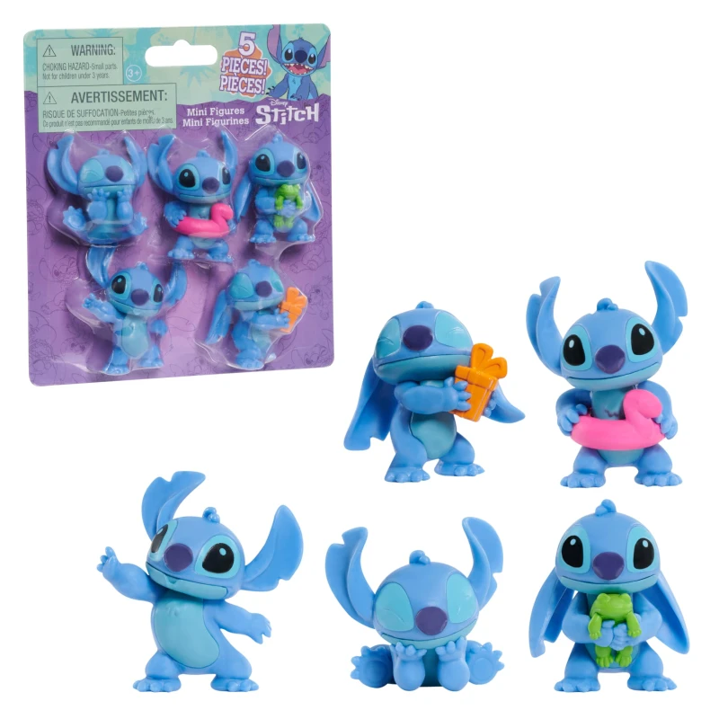 Image of Disney Stitch Collectible Figure-Pack of 5