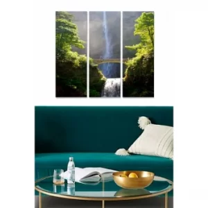 Image of MDF2351255 Multicolor Decorative MDF Painting (3 Pieces)