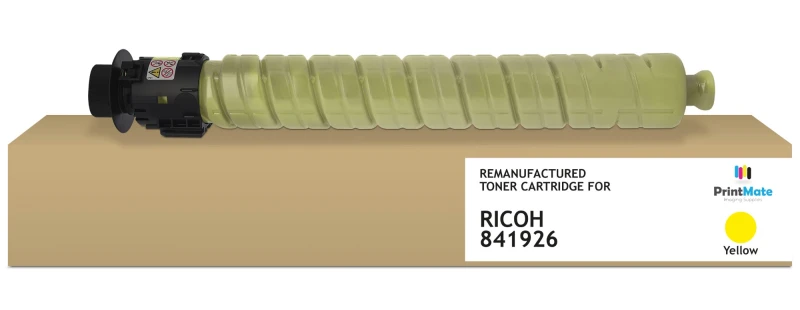Image of PrintMate RICOH 841926. remanufactured toner. Yellow 9500p