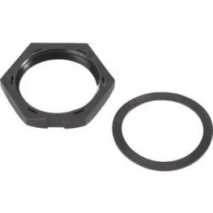 Image of ASSMANN WSW A ACCSET 1 Nut With Seal For USB Connector IP67 Counternut with sealing for installation socket