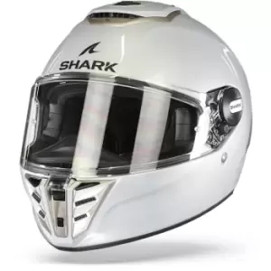 Image of Shark Spartan Rs Blank White Silver Glossy W01 L