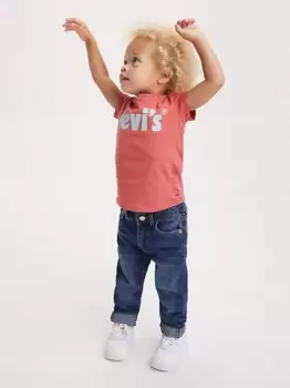 Image of Kids Mini Mom Jeans - Blue