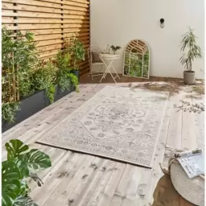 Image of Miami 19517 Ivory Black 200cm x 290cm Rectangle - Black and Ivory