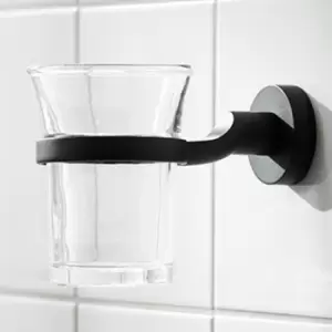 Image of Miller Bond Black Tumbler And Holder