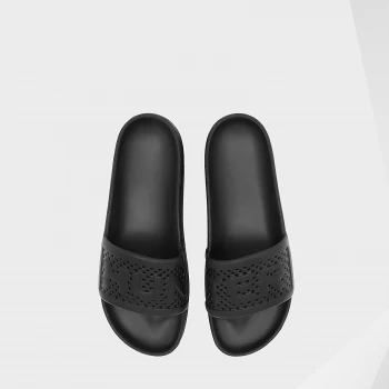 Image of Hunter Mens Original Lightweight Moulded Sliders - Black - UK 7