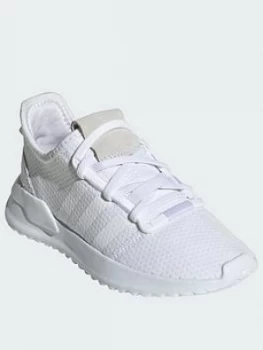 Image of adidas Originals U_Path Run Childrens Trainers - White/White, Size 2