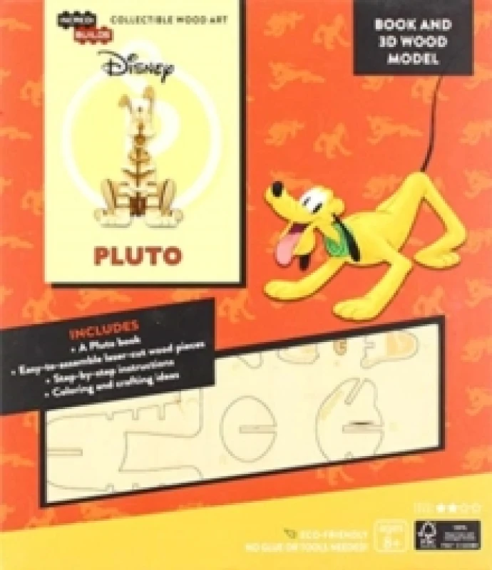 Image of IncrediBuilds: Disney: Pluto Book and 3D Wood Model Kit