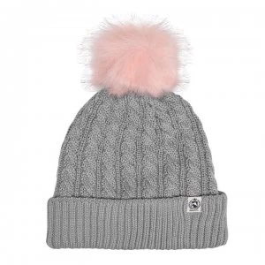 Image of Requisite PomPom Hat Ladies - Grey Marl