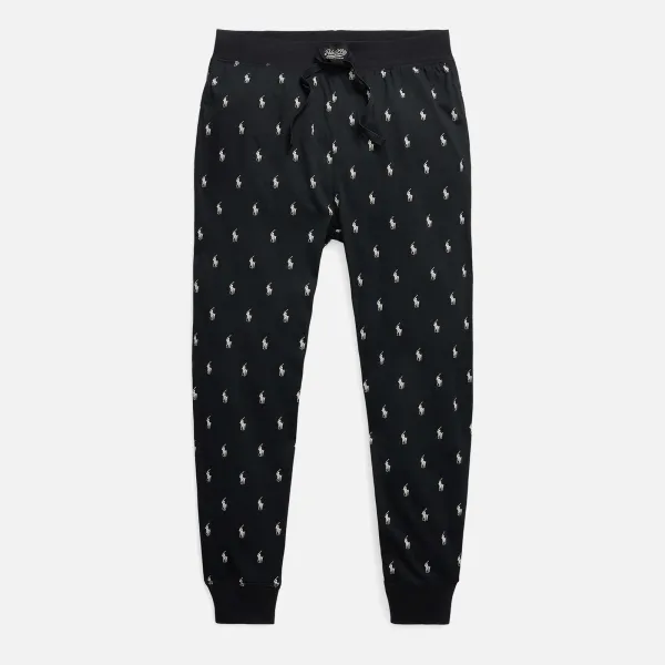 Image of Polo Ralph Lauren Printed Cotton-Jersey Lounge Joggers - M