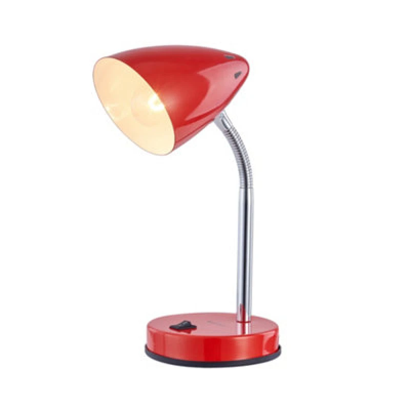 Image of Innoteck Cone Flexible Neck Desk Lamp - Red