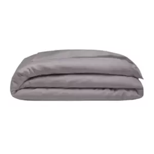 Image of Belledorm 400 Thread Count Egyptian Cotton Oxford Duvet Cover (Single) (Pewter)
