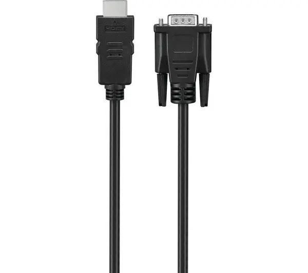 Image of Logik LHDMVG123 HDMI to VGA Cable 1m