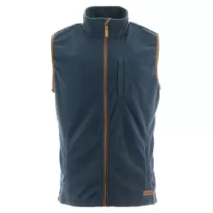 Image of Caterpiller Mens Concord Fleece Vest (2XL) (Eclipse)