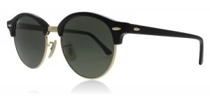 Image of Ray-Ban 4246 Clubround Sunglasses Black 901 51mm
