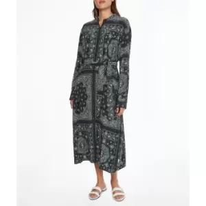 Image of Bandana Print Maxi Dress