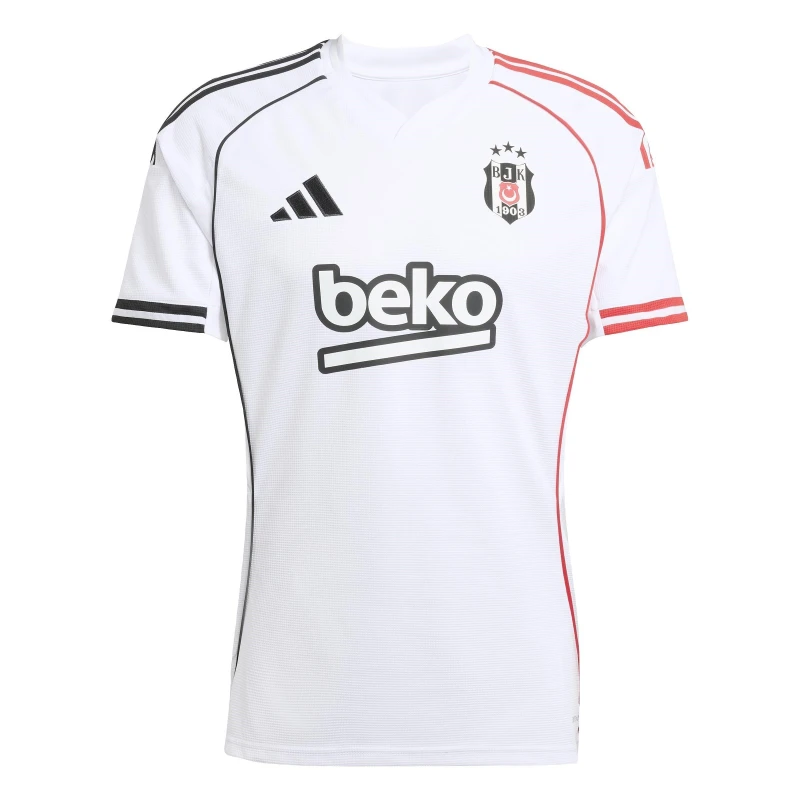 Image of adidas Besiktas 2025 2026 Home Shirt Mens White male S