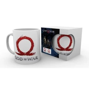 Image of God Of War - White Logo Mug
