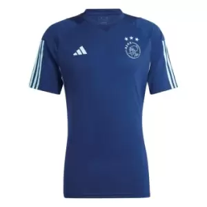 Image of adidas Ajax Training Shirt 2023 2024 Adults - Blue