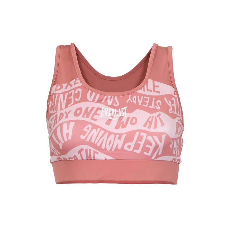 Image of Everlast Hollyback Sports Bra Womens - Pink Pink 8