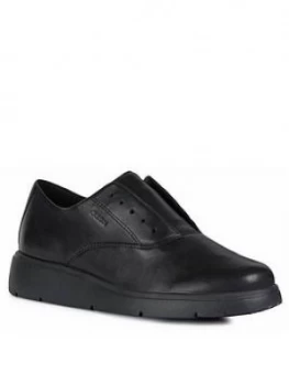 Image of Geox Arlara H Leather Shoe - Black