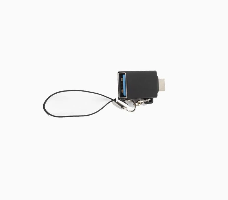 Image of Microconnect USB3.1CAAF-LOOP cable gender changer USB C USB A Black