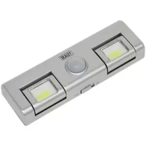 Image of Auto Light with PIR Sensor - 1W COB LED - On / Off Switch - Battery Powered