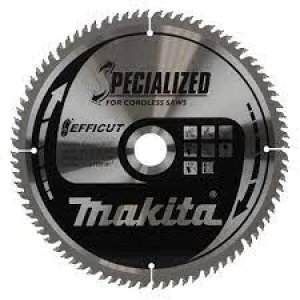 Image of Makita SPECIALIZED Efficut Wood Cutting Saw Blade 260mm 80T 30mm