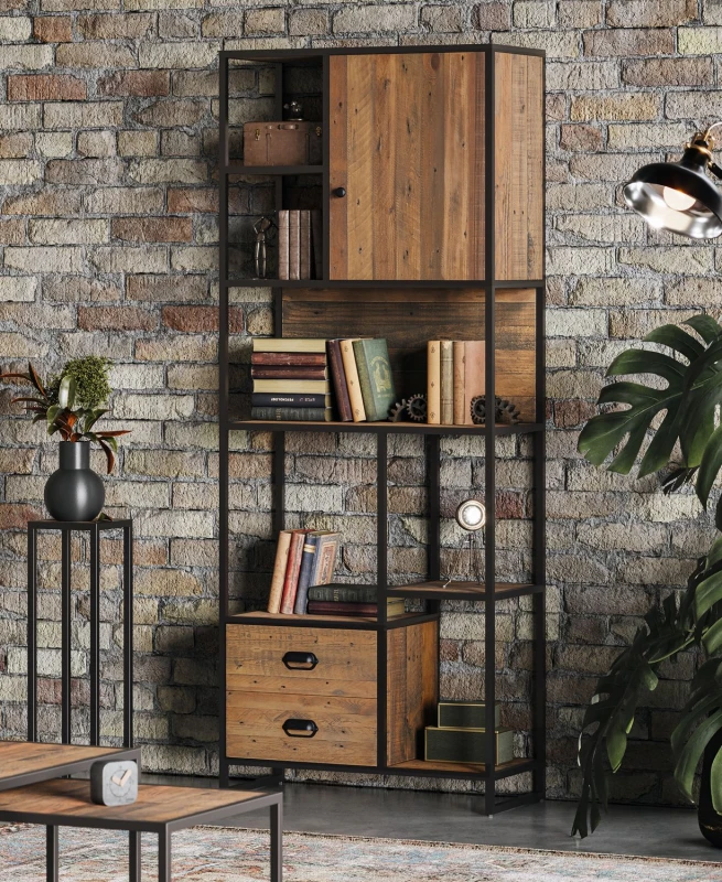 Image of Baumhaus Ooki - Large Open Bookcase in Brown Brown Unisex