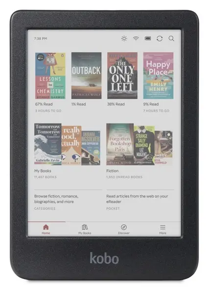 Image of Kobo Kobo Clara Colour 16GB WiFi E-Reader - Black