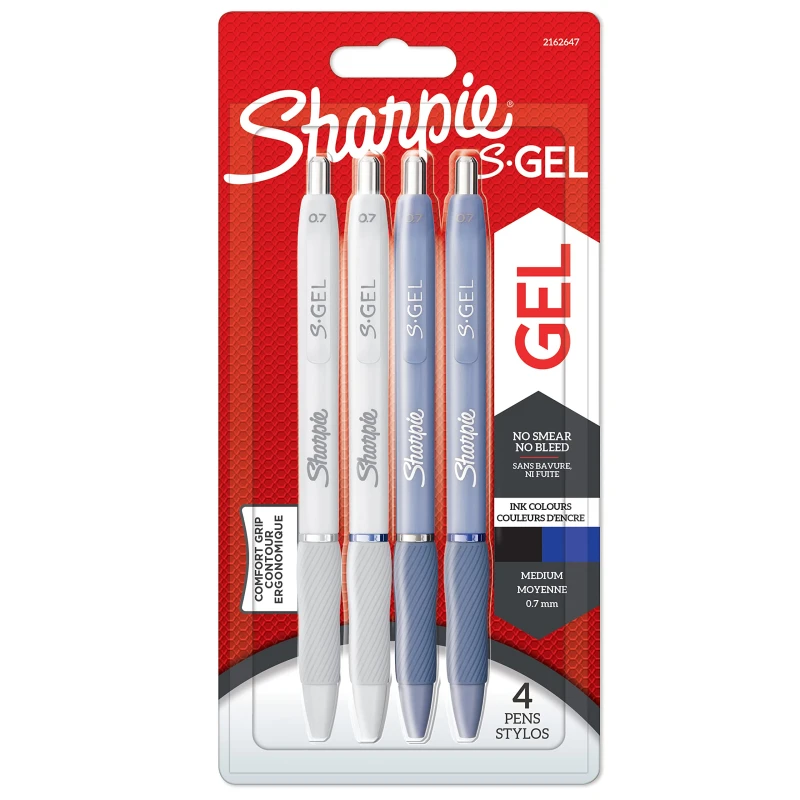 Image of Sharpie Gelschreiber S-Gel Fashion 0.7mm 4er Set Frost+Pearl