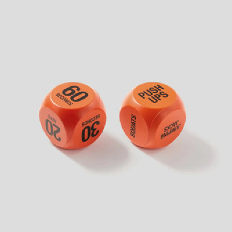 Image of Phoenix Fitness Exercise Dice Orange Fitness Routine