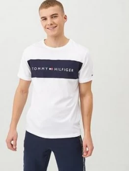 Image of Tommy Hilfiger Logo Lounge T-Shirt - White