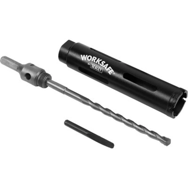 Image of Loops 38mm x 150mm - Dry Diamond Core Drill Hole Saw - Hex Drive Adaptor - Drill Bit Multi