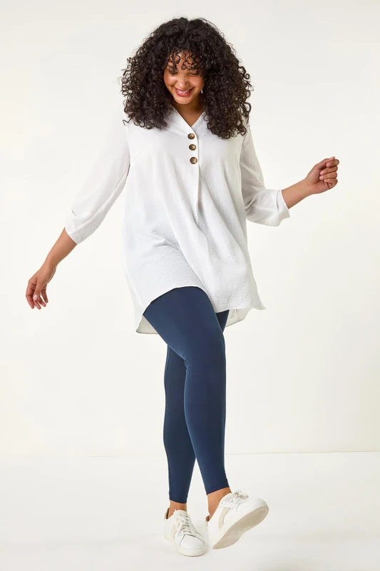 Image of Roman Womens Curve Full Length Leggings in Navy Size: 20 Navy Female 20