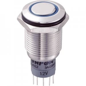 Image of TRU COMPONENTS LAS2GQF 11ZEB12VSP Tamper proof pushbutton 250 V AC 3 A 1 x OnOn latch