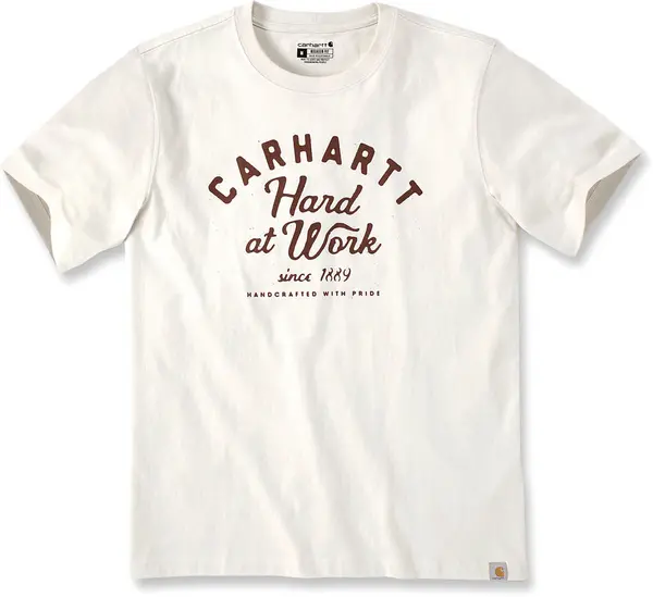 Image of Carhartt Reladex Fit Heavyweight Graphic T-Shirt, white, Size M
