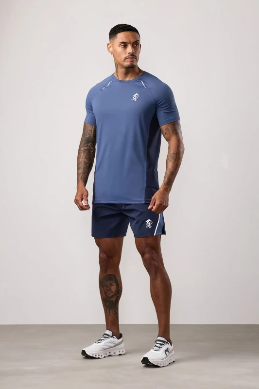 Image of GYM KING Mens Flex 2.0 Short Blue Size: Small Blue Male S