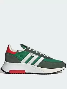 Image of adidas Originals Originals Retropy F2, Green/White, Size 9, Men