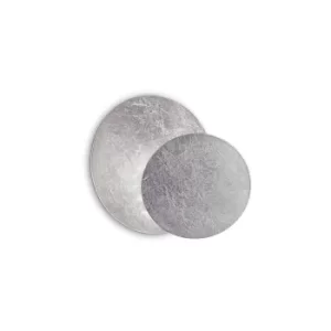 Image of Tick Integrated LED Indoor Wall Lamp 1 Light Silver 3000K