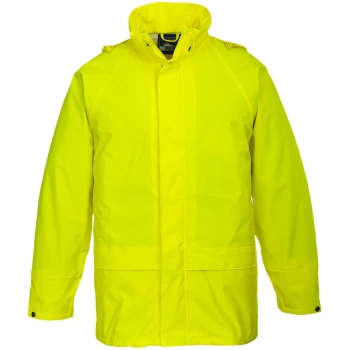 Image of Portwest - S450 Yellow Sz XL Sealtex Classic Jacket Waterproof Rain Coat Parka Work Wear