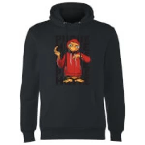 Image of ET Phone Home Stylised Hoodie - Black