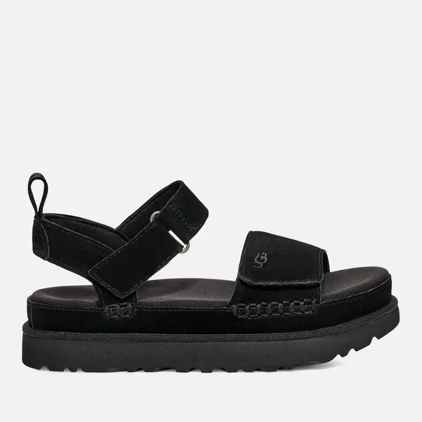 Image of UGG Women's Goldenstar Suede Flatform Sandals - UK 7